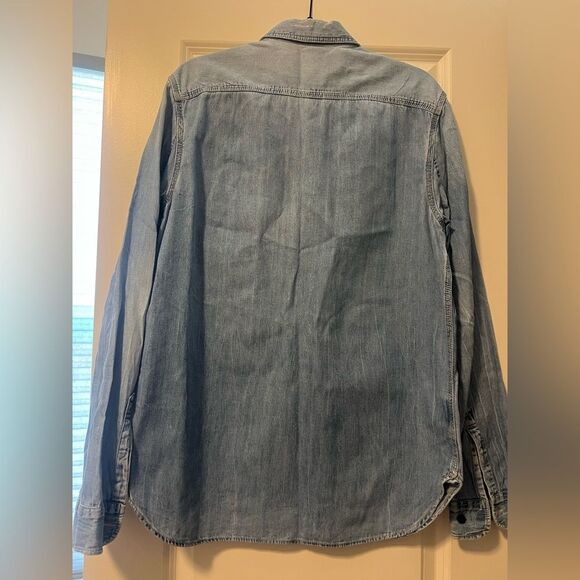 Men's GAP 1969 Blue Denim Shirt - Picture 2 of 4